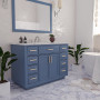 Altair Ivy 48" Single Bathroom Vanity Set with Carrara White Marble Countertop Altair Ivy 48" Single Bathroom Vanity Set with Carrara White Marble Countertop