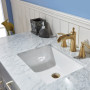 Altair Ivy 48" Single Bathroom Vanity Set with Carrara White Marble Countertop Altair Ivy 48" Single Bathroom Vanity Set with Carrara White Marble Countertop