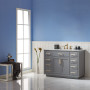 Altair Ivy 48" Single Bathroom Vanity Set with Carrara White Marble Countertop Altair Ivy 48" Single Bathroom Vanity Set with Carrara White Marble Countertop