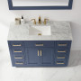 Altair Ivy 48" Single Bathroom Vanity Set with Carrara White Marble Countertop Altair Ivy 48" Single Bathroom Vanity Set with Carrara White Marble Countertop