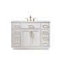 Altair Ivy 48" Single Bathroom Vanity Set with Carrara White Marble Countertop Altair Ivy 48" Single Bathroom Vanity Set with Carrara White Marble Countertop