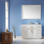 Altair Ivy 48" Single Bathroom Vanity Set with Carrara White Marble Countertop Altair Ivy 48" Single Bathroom Vanity Set with Carrara White Marble Countertop