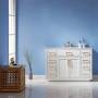 Altair Ivy 48" Single Bathroom Vanity Set with Carrara White Marble Countertop Altair Ivy 48" Single Bathroom Vanity Set with Carrara White Marble Countertop