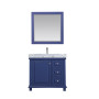 Altair Jardin 36" Single Bathroom Vanity Set with Carrara White Marble Countertop Altair Jardin 36" Single Bathroom Vanity Set with Carrara White Marble Countertop