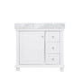 Altair Jardin 36" Single Bathroom Vanity Set with Carrara White Marble Countertop Altair Jardin 36" Single Bathroom Vanity Set with Carrara White Marble Countertop