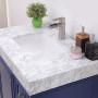 Altair Jardin 36" Single Bathroom Vanity Set with Carrara White Marble Countertop Altair Jardin 36" Single Bathroom Vanity Set with Carrara White Marble Countertop