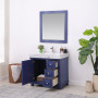Altair Jardin 36" Single Bathroom Vanity Set with Carrara White Marble Countertop Altair Jardin 36" Single Bathroom Vanity Set with Carrara White Marble Countertop
