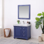 Altair Jardin 36" Single Bathroom Vanity Set with Carrara White Marble Countertop Altair Jardin 36" Single Bathroom Vanity Set with Carrara White Marble Countertop