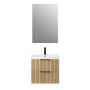 Altair Livia 24" Wall-mounted Single Bathroom Vanity with White Artificial Drop-in Sink Altair Livia 24" Wall-mounted Single Bathroom Vanity with White Artificial Drop-in Sink