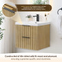 Altair Livia 24" Wall-mounted Single Bathroom Vanity with White Artificial Drop-in Sink Altair Livia 24" Wall-mounted Single Bathroom Vanity with White Artificial Drop-in Sink