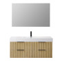 Altair Livia 48" Wall-mounted Single Bathroom Vanity with White Artificial Drop-in Sink