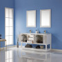 Altair Remi 60" Double Bathroom Vanity Set with Marble Countertop