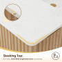 Altair Sierra 48" Single Bathroom Vanity in Washed Light Brown with Engineered Stone Countertop Altair Sierra 48" Single Bathroom Vanity in Washed Light Brown with Engineered Stone Countertop
