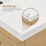 Altair Sigrid Bathroom Vanity in White Oak with White Artificial Drop-in Sink Altair Sigrid Bathroom Vanity in White Oak with White Artificial Drop-in Sink