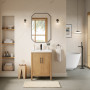 Altair Solara 24" Single Bathroom Vanity in Weathered Fir with White Ceramic Intergated Sink Altair Solara 24" Single Bathroom Vanity in Weathered Fir with White Ceramic Intergated Sink