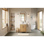 Altair Solara 24" Single Bathroom Vanity in Weathered Fir with White Ceramic Intergated Sink Altair Solara 24" Single Bathroom Vanity in Weathered Fir with White Ceramic Intergated Sink
