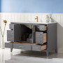 Altair Sutton 48" Single Bathroom Vanity Set with Marble Countertop Altair Sutton 48" Single Bathroom Vanity Set with Marble Countertop
