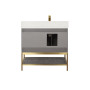 Altair Wildy 36" Single Bathroom Vanity Set with Grain White Composite Stone Countertop Altair Wildy 36" Single Bathroom Vanity Set with Grain White Composite Stone Countertop