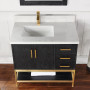 Altair Wildy 36" Single Bathroom Vanity Set with Grain White Composite Stone Countertop Altair Wildy 36" Single Bathroom Vanity Set with Grain White Composite Stone Countertop