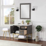 Altair Wildy 36" Single Bathroom Vanity Set with Grain White Composite Stone Countertop Altair Wildy 36" Single Bathroom Vanity Set with Grain White Composite Stone Countertop