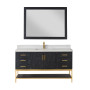 Altair Wildy 60" Single Bathroom Vanity Set with Grain White Composite Stone Countertop Altair Wildy 60" Single Bathroom Vanity Set with Grain White Composite Stone Countertop