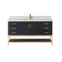 Altair Wildy 60" Single Bathroom Vanity Set with Grain White Composite Stone Countertop Altair Wildy 60" Single Bathroom Vanity Set with Grain White Composite Stone Countertop