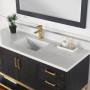 Altair Wildy 60" Single Bathroom Vanity Set with Grain White Composite Stone Countertop Altair Wildy 60" Single Bathroom Vanity Set with Grain White Composite Stone Countertop