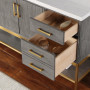 Altair Wildy 60" Single Bathroom Vanity Set with Grain White Composite Stone Countertop Altair Wildy 60" Single Bathroom Vanity Set with Grain White Composite Stone Countertop