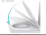 Crown Ever Clean Dual Flush Toilet - Typhoon Flushing System 10" Rough-in