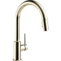 Delta Trinsic Pull-Down Kitchen Faucet with Magnetic Docking Spray Head - Brilliance Polished Nickel