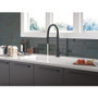 Delta Trinsic 1.8 GPM Single Hole Pre-Rinse Pull Down Kitchen Faucet - Matte Black