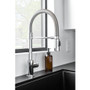 Delta Trinsic 1.8 GPM Single Hole Pre-Rinse Pull Down Kitchen Faucet - Chrome