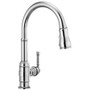 Delta Broderick 1.8 GPM Single Hole Pull Down Kitchen Faucet - Chrome