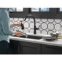 Delta Coranto 1.8 GPM Single Hole Pull Down Kitchen Faucet with On/Off Touch Activation, Magnetic Docking Spray Head and ShieldSpray - Matte Black