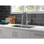 Delta Coranto 1.8 GPM Single Hole Pull Down Kitchen Faucet with On/Off Touch Activation, Magnetic Docking Spray Head and ShieldSpray - Chrome