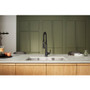 Kohler Tone 1.5 GPM Single Hole Pre-Rinse Pull Down Kitchen Faucet - Matte Black Kohler Tone 1.5 GPM Single Hole Pre-Rinse Pull Down Kitchen Faucet - Matte Black