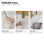 Kohler Tone 1.5 GPM Single Hole Pre-Rinse Pull Down Kitchen Faucet - Polished Chrome Kohler Tone 1.5 GPM Single Hole Pre-Rinse Pull Down Kitchen Faucet - Polished Chrome