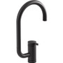 Kohler Components 1.5 GPM Single Hole Bar Faucet with Extended Reach High-Arch Swivel Spout and Two Function Aerator with SoftRinse Spray - Matte Black Kohler Components 1.5 GPM Single Hole Bar Faucet with Extended Reach High-Arch Swivel Spout and Two Function Aerator with SoftRinse Spray - Matte Black