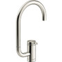 Kohler Components 1.5 GPM Single Hole Bar Faucet with Extended Reach High-Arch Swivel Spout and Two Function Aerator with SoftRinse Spray - Vibrant Polished Nickel Kohler Components 1.5 GPM Single Hole Bar Faucet with Extended Reach High-Arch Swivel Spout and Two Function Aerator with SoftRinse Spray - Vibrant Polished Nickel