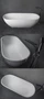 Capri 59 in. x 31 in. Stone Resin Solid Surface Freestanding Soaking Flatbottom Bathtub in White