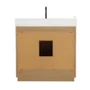Altair Gavino 36" Free Standing Single Basin Vanity Set with Cabinet and Engineered Stone Vanity Top