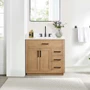 Altair Gavino 36" Free Standing Single Basin Vanity Set with Cabinet and Engineered Stone Vanity Top