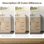 Altair Gavino 30" Free Standing Single Basin Vanity Set with Cabinet and Engineered Stone Vanity Top