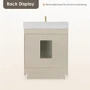 Altair Gavino 30" Free Standing Single Basin Vanity Set with Cabinet and Engineered Stone Vanity Top