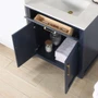 Altair Gavino 30" Free Standing Single Basin Vanity Set with Cabinet and Engineered Stone Vanity Top