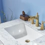 Altair Ivy 30" Free Standing Single Basin Vanity Set with Cabinet and Marble Vanity Top