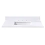 Altair Andalo 37" Engineered Stone Vanity Top with Backsplash