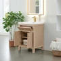 Altair Cerrito 24" Free Standing Single Basin Vanity Set with Cabinet and Ceramic Vanity Top
