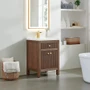 Altair Cerrito 24" Free Standing Single Basin Vanity Set with Cabinet and Ceramic Vanity Top