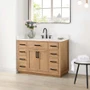 Altair Gavino 48" Free Standing Single Basin Vanity Set with Cabinet and Stone Composite Vanity Top